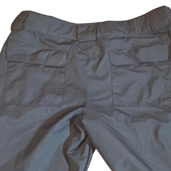 Spyder Mens Black Ski Snowboard Pants XL Regular Adjustable Waist Cargo Pockets